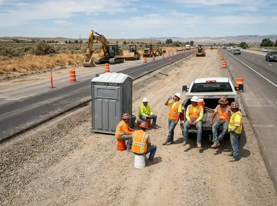 highway-road-construction-crew-007 — frequently asked questions, Porta Potty and Restroom Rentals in Columbia, MO